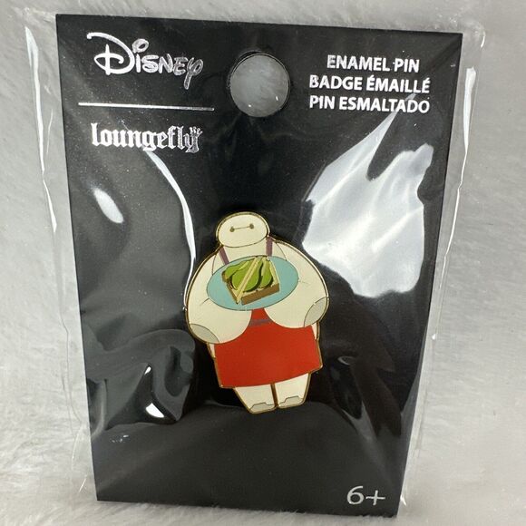 New Disney Loungefly Baymax Chef Avocado Toast Enamel Pin Big Hero 6 Pixar - Picture 1 of 5